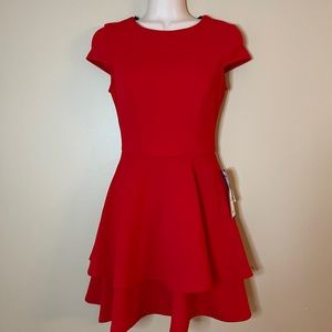 NWT B. Darlin Red Party Dress Size 1/2